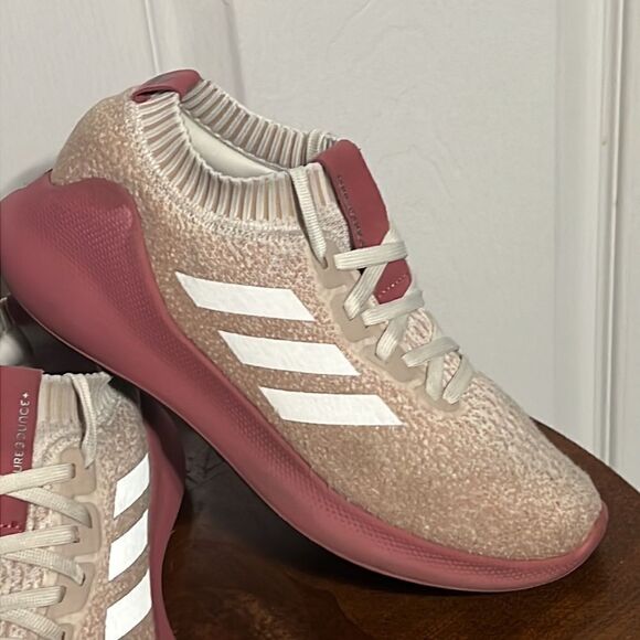 🔥🔥 Adidas Womens Purebounce Plus D96589 Ivory Running Shoes Sneakers Size 6.5 - Picture 2 of 8